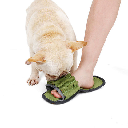 Zapatillas de juguete para masticar perros