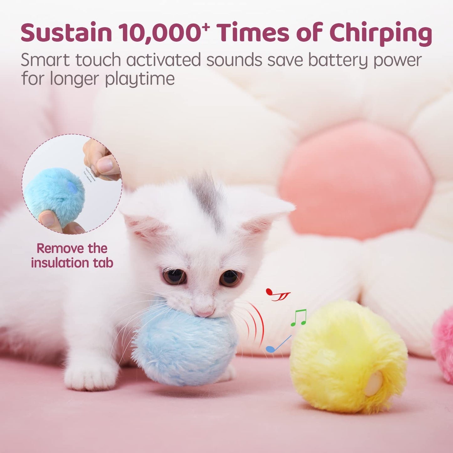 Chirping Cat Ball